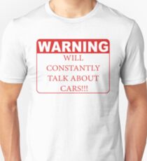 warning cars Unisex T-Shirt