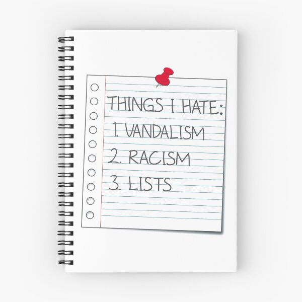 Item preview, Things I Hate designed and sold by LinOnFire.