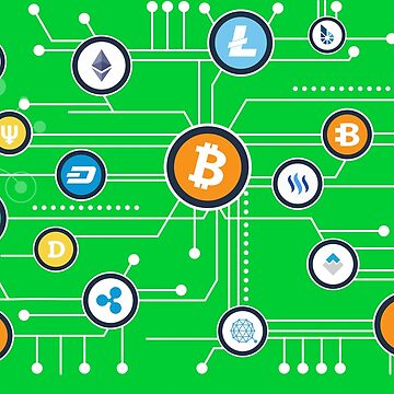 Artwork thumbnail, Cryptocurrency Bitcoin cryptocurrency Altcoin Blockchain logo by ArtProStudio
