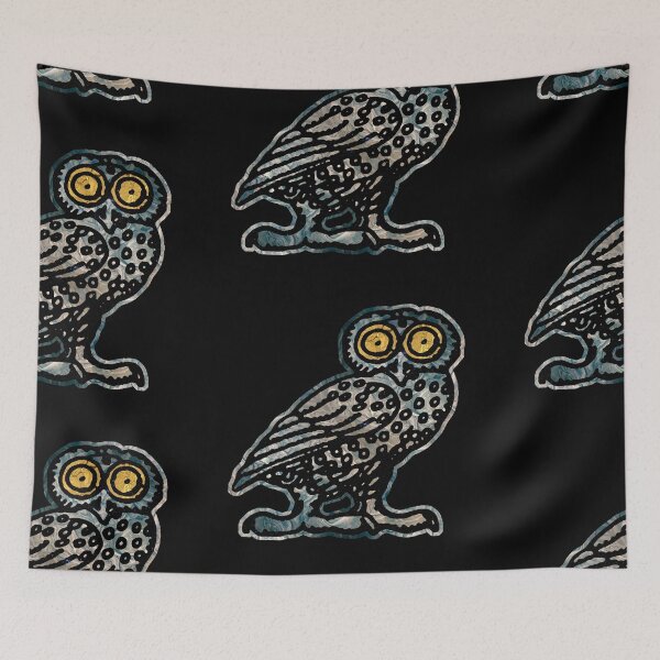 Item preview, Golden Medieval Jupiter Owl designed and sold by katemargoli.