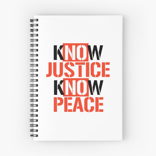 Item preview, Know Justice Know Peace / No Justice No Peace designed and sold by partyfarty.