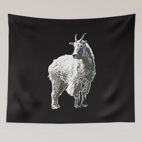 Item preview,  Mountain Goat White Alternate Print  designed and sold by designsasstultd.