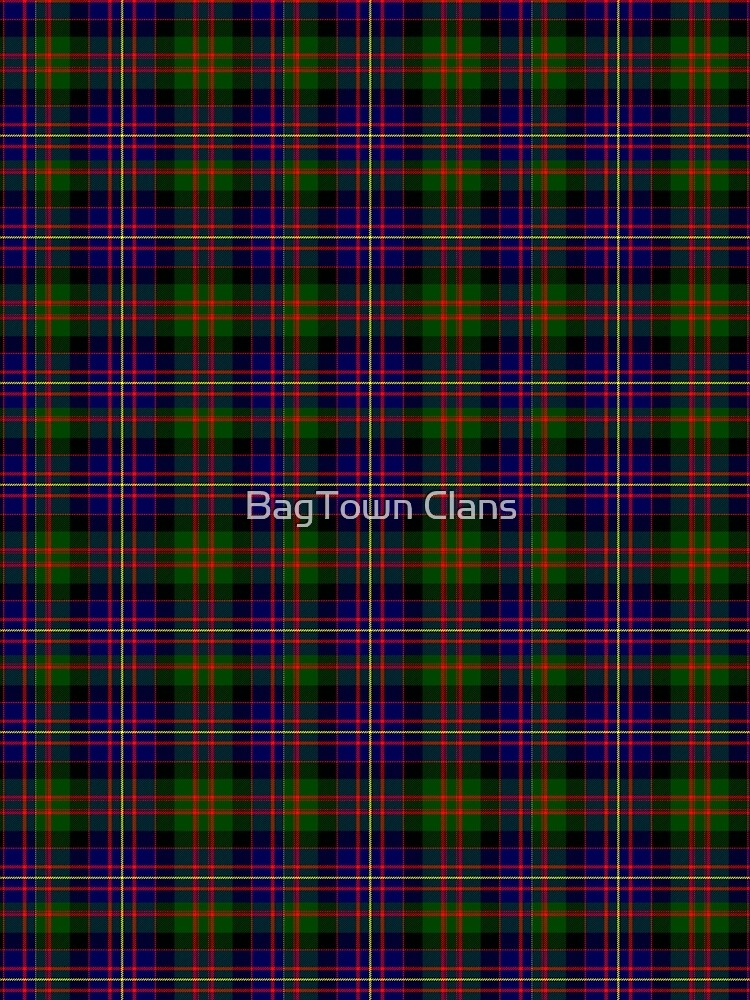 Tartanforlife Chalmers store Balnacraig Clan Badge Tartan Blanket