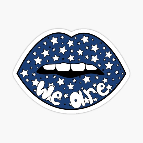 "Penn State Lips" Sticker By Abbeywinters | Redbubble