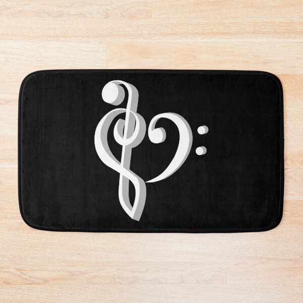Item preview, Heart - violin and bass clef, designed and sold by Danler.