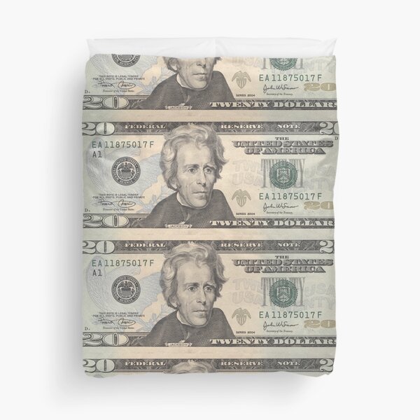 Vista previa del artículo con la obra «Billete de veinte dólares de Estados Unidos - Andrew Jackson», diseñado y vendido por portokalis.