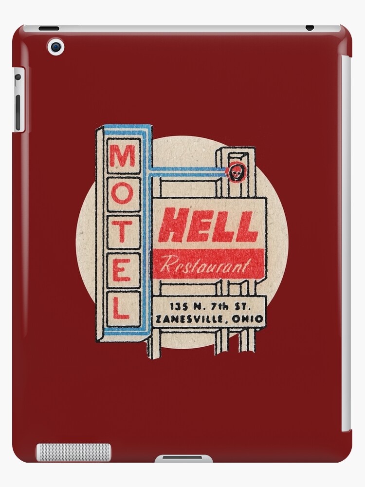 Vintage Motel Hell Matchbook Design | iPad Case & Skin