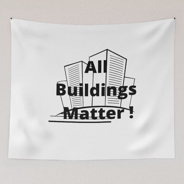Item preview, All Buildings Matter T-Shirts, Gift Tee designed and sold by Barwane Products.