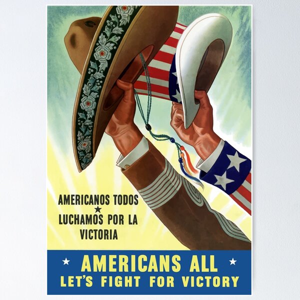 Item preview, Americans All Let's Fight For Victory -- WW2 designed and sold by warishellstore.