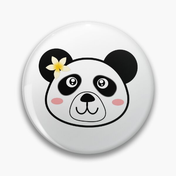 Item preview, Cute Black and White smiling Panda bear Animal  designed and sold by Robyn18.