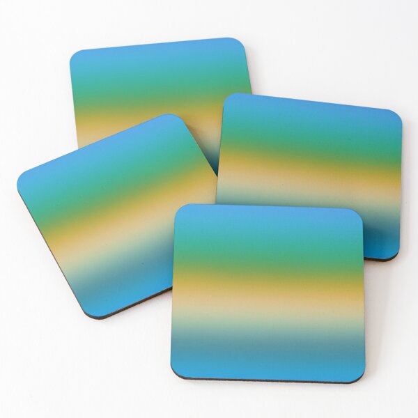 Item preview, Peacock Colored Ombre Stripes designed and sold by KelseyLovelle.