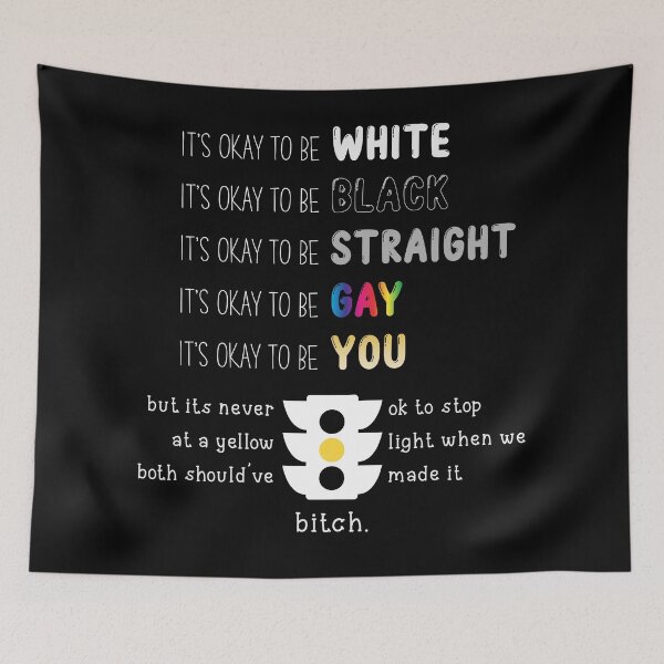 Item preview, it's never ok to stop at a yellow light designed and sold by iamthesheep1.