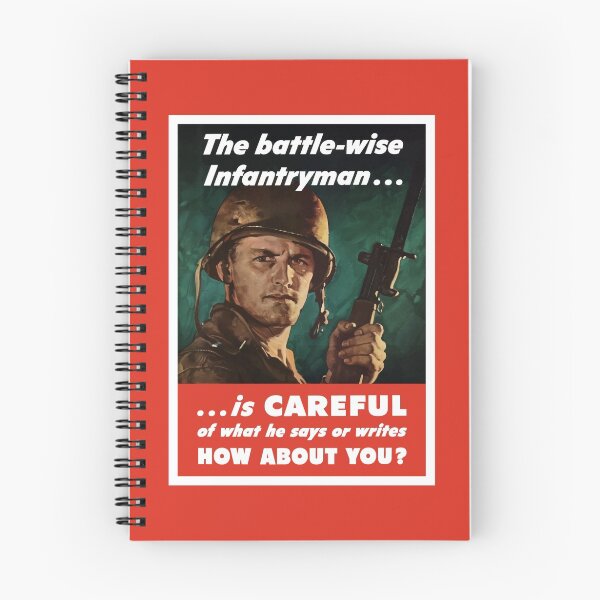 Item preview, The Battle-Wise Infantryman Is Careful -- WWII designed and sold by warishellstore.