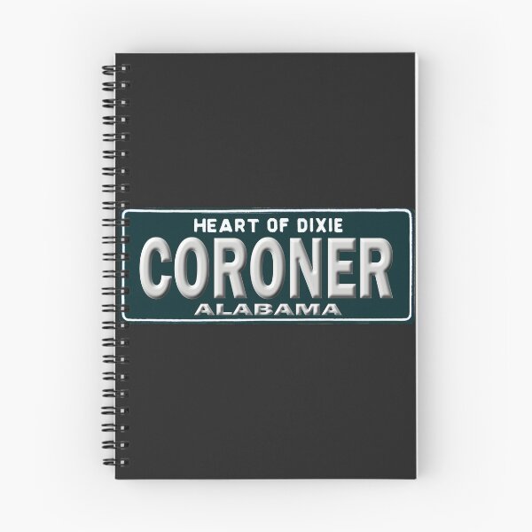 Item preview, Alabama Coroner License Plate designed and sold by Lawrence Baird.