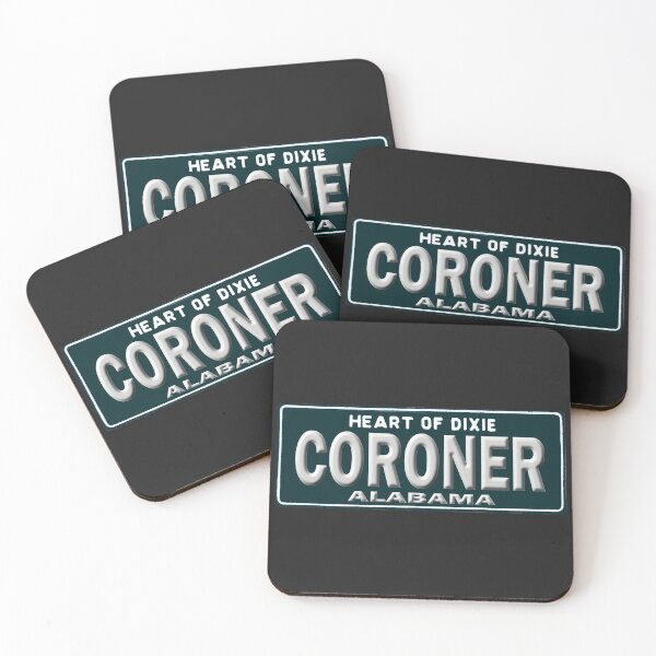 Item preview, Alabama Coroner License Plate designed and sold by Lawrence Baird.