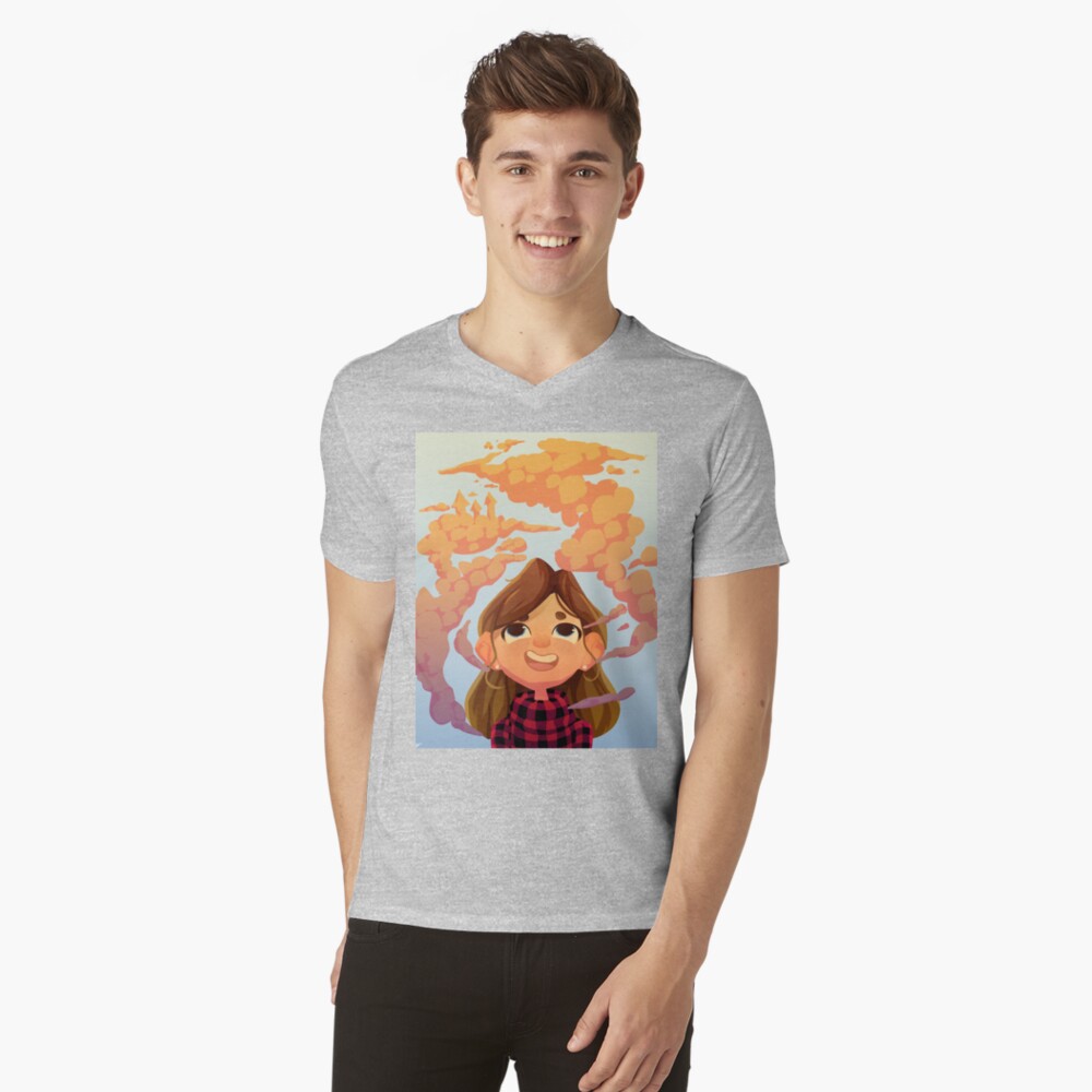 Item preview, V-Neck T-Shirt designed and sold by henleash.