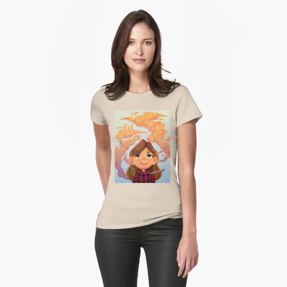 Item preview, Fitted T-Shirt designed and sold by henleash.
