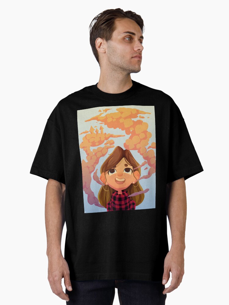Thumbnail 1 of 7, Oversized T-Shirt, Clouds of Imagination designed and sold by henleash.