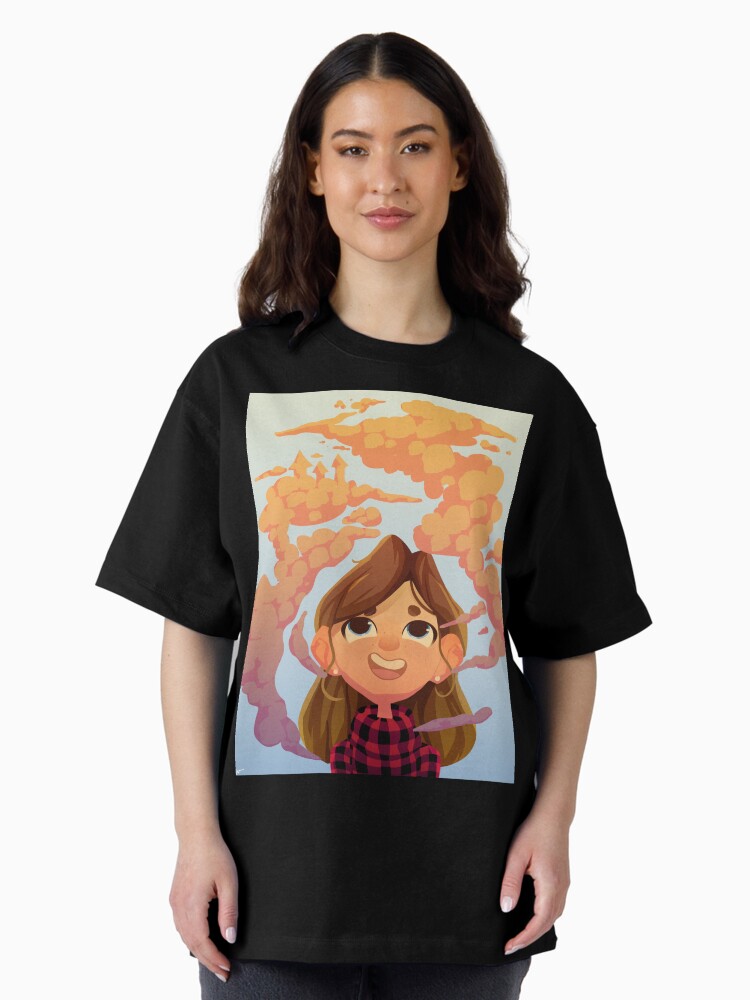 Thumbnail 2 of 7, Oversized T-Shirt, Clouds of Imagination designed and sold by henleash.