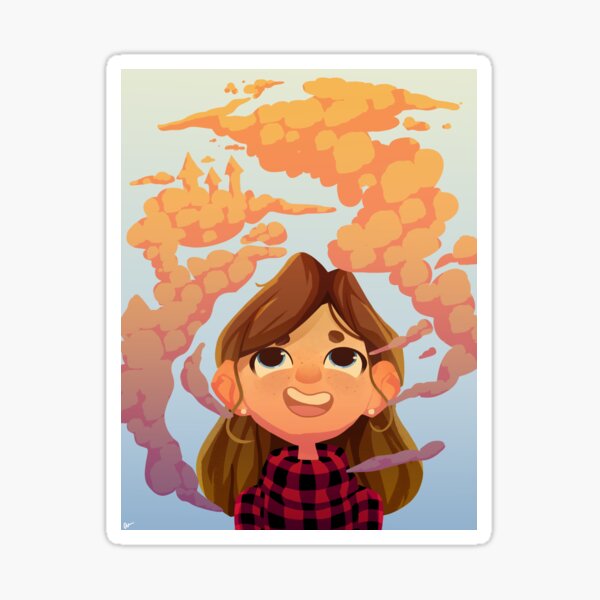 Clouds of Imagination Sticker