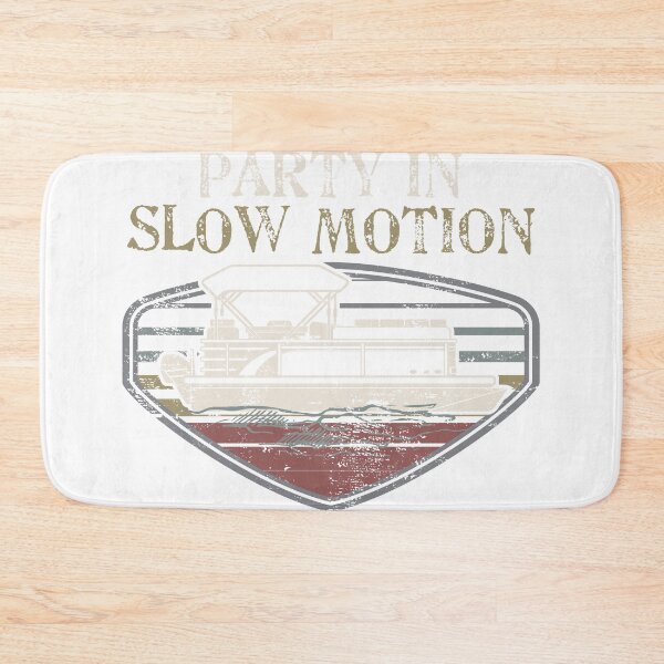 Item preview, Slow Motion Party graphic - Pontoon Boat Fan print product designed and sold by Lisbob.