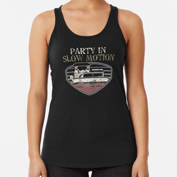 Item preview, Slow Motion Party graphic - Pontoon Boat Fan print product designed and sold by Lisbob.