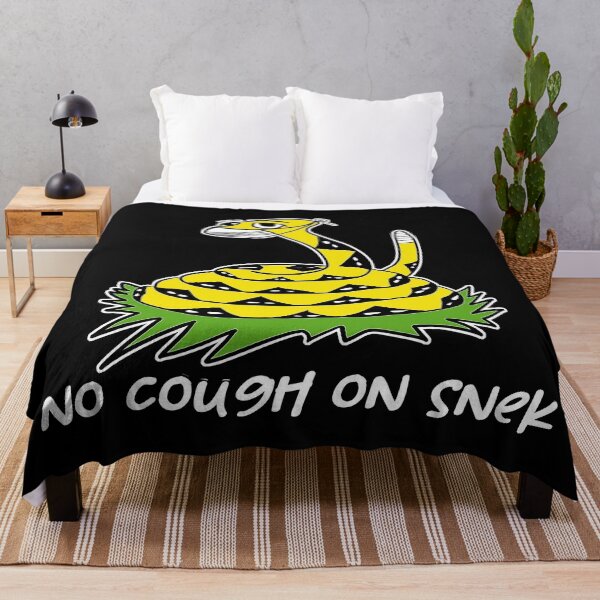 Item preview, No Cough On Snek Gadsden Flag Don't Cough On Me Parody designed and sold by thrilla.