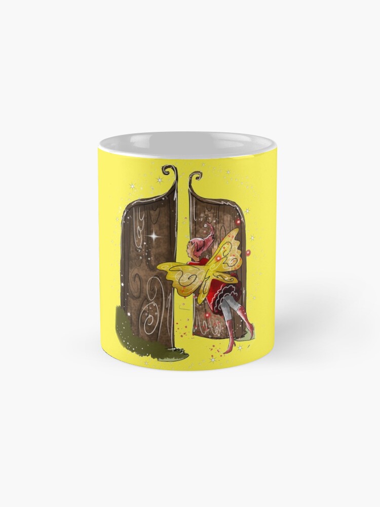 Thumbnail 4 of 6, Coffee Mug, Gelsey the Gate Fairy™ designed and sold by TeelieTurner.