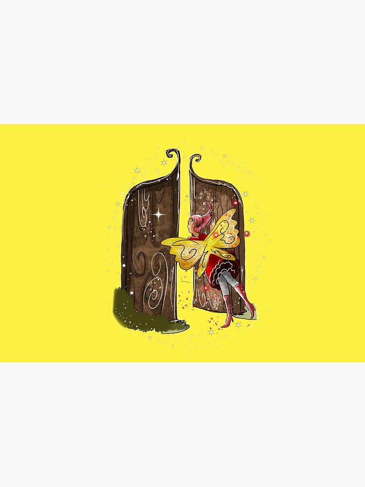 Thumbnail 4 of 4, Zipper Pouch, Gelsey the Gate Fairy™ designed and sold by TeelieTurner.