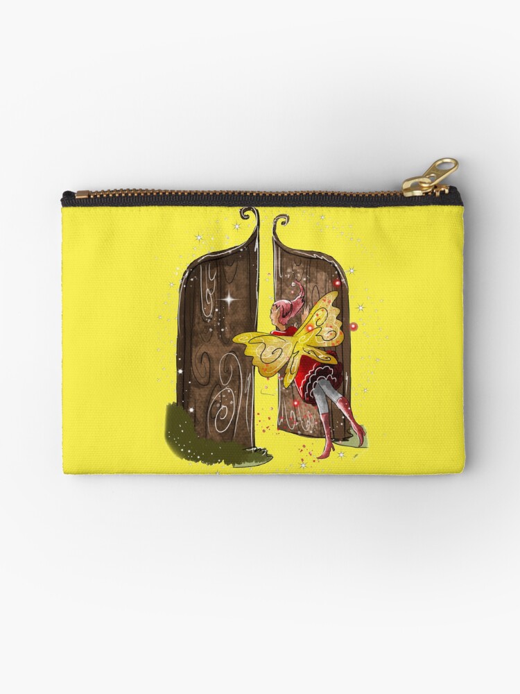 Thumbnail 1 of 4, Zipper Pouch, Gelsey the Gate Fairy™ designed and sold by TeelieTurner.