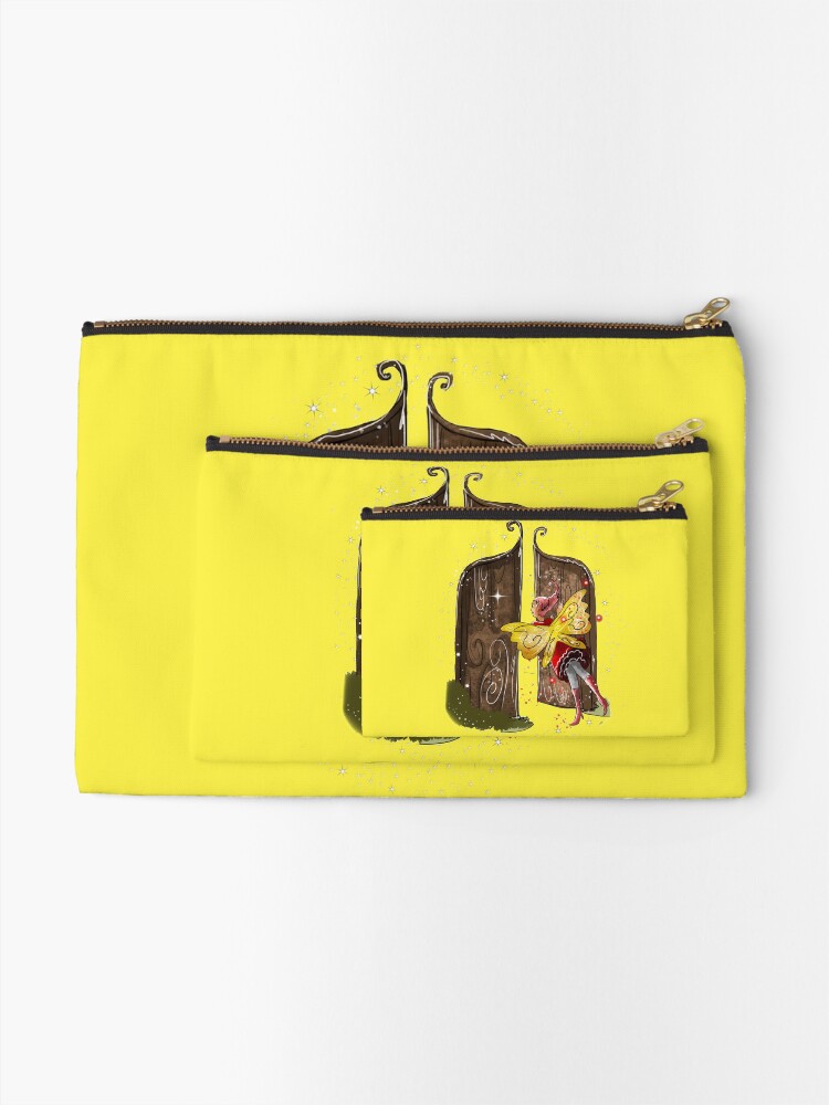 Thumbnail 2 of 4, Zipper Pouch, Gelsey the Gate Fairy™ designed and sold by TeelieTurner.