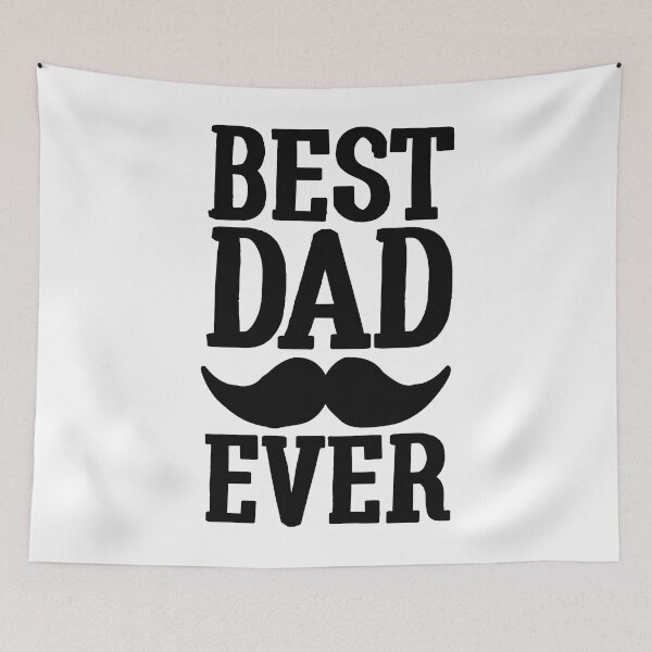 Item preview, Best dad ever Hipster mustache moustache father's day gift  designed and sold by LaundryFactory.