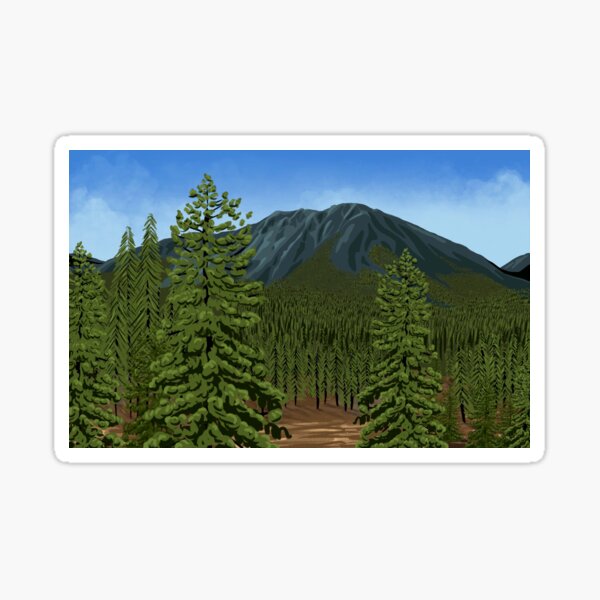Montana Mountain Sticker