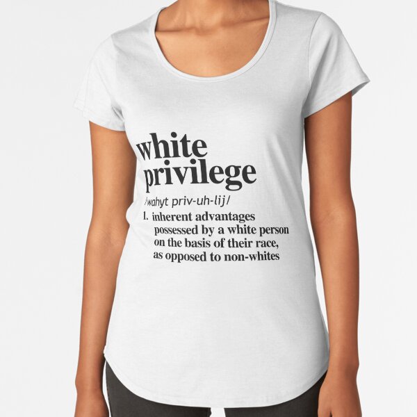 white privilege definition' Women's Plus Size T-Shirt