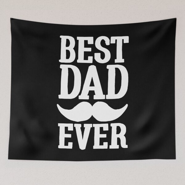 Item preview, Best dad ever Hipster mustache /  moustache father's day gift designed and sold by LaundryFactory.