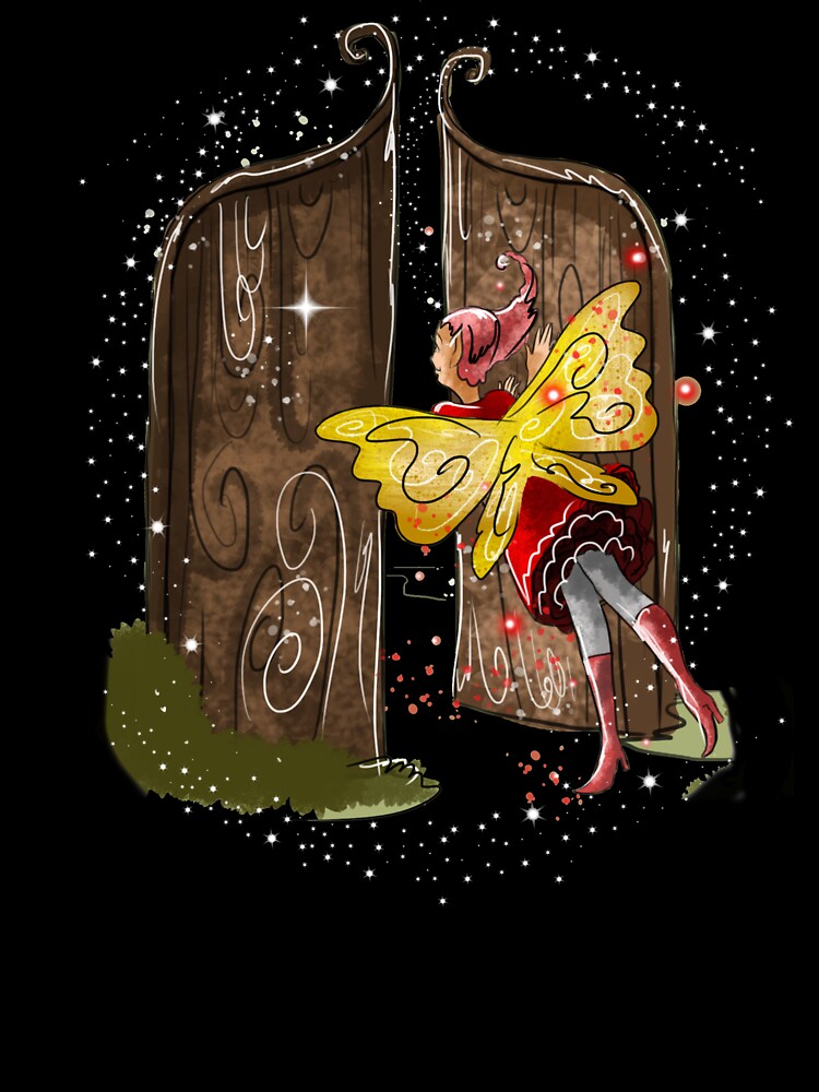 Thumbnail 2 of 2, Baby T-Shirt, Gelsey the Gate Fairy™ designed and sold by TeelieTurner.