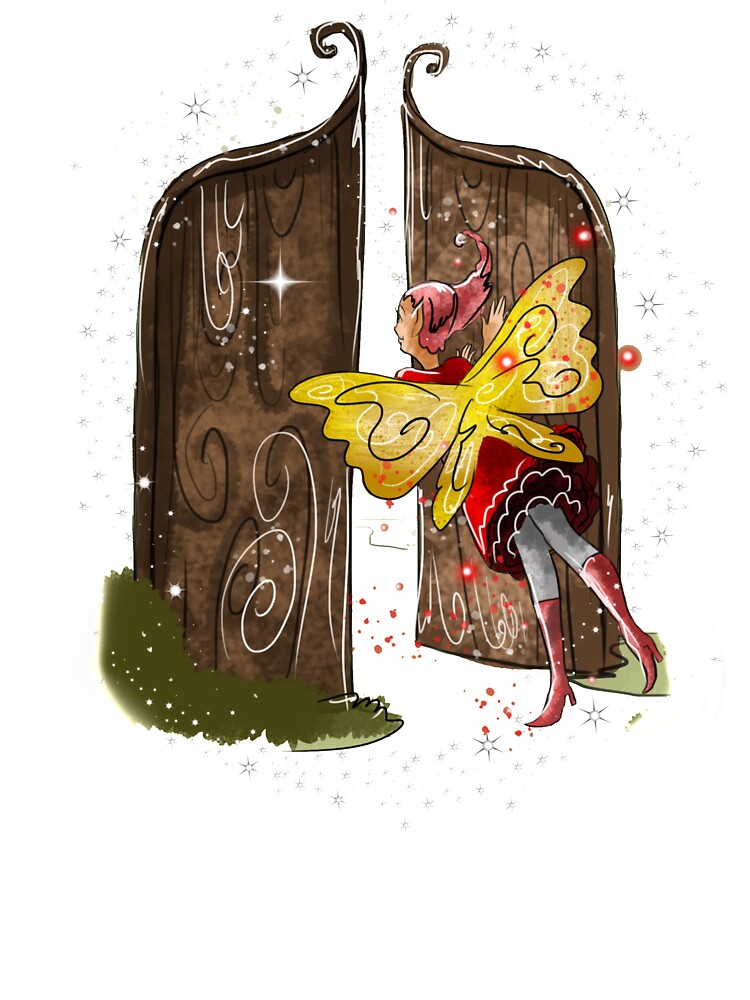 Thumbnail 2 of 2, Kids T-Shirt, Gelsey the Gate Fairy™ designed and sold by TeelieTurner.