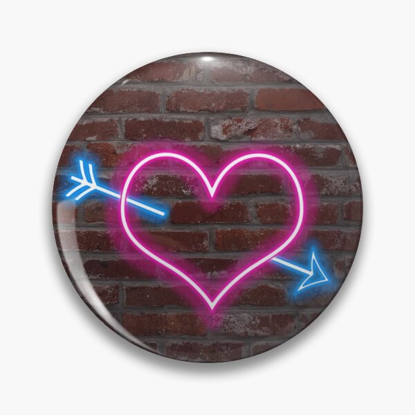 Item preview, Arrow through the heart on brick wall designed and sold by Bepslabor.
