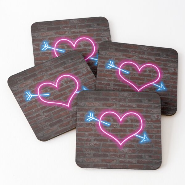 Item preview, Arrow through the heart on brick wall designed and sold by Bepslabor.