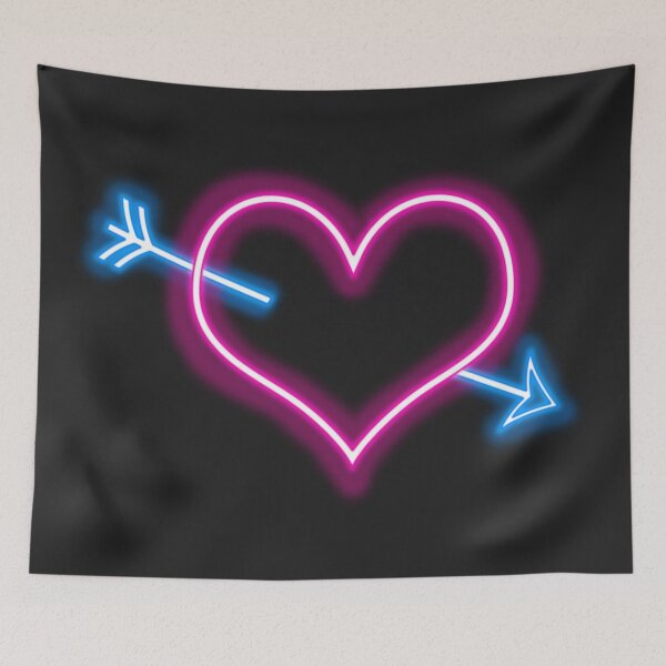 Item preview, Arrow through the heart on brick wall designed and sold by Bepslabor.