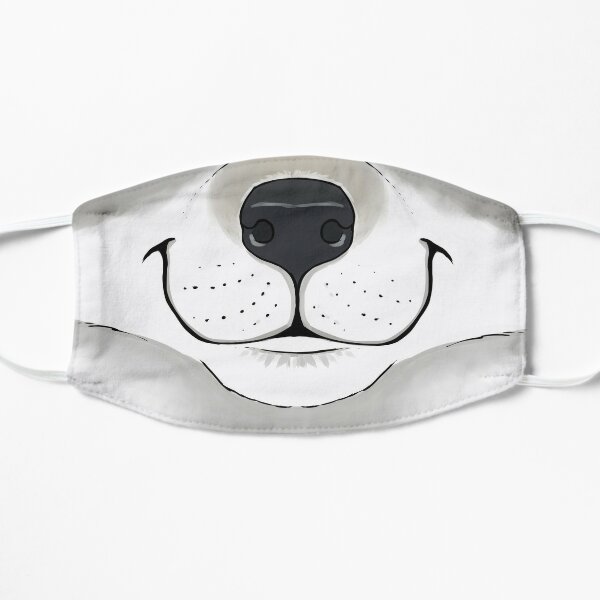 Emotive - Gray Wolf Flat Mask