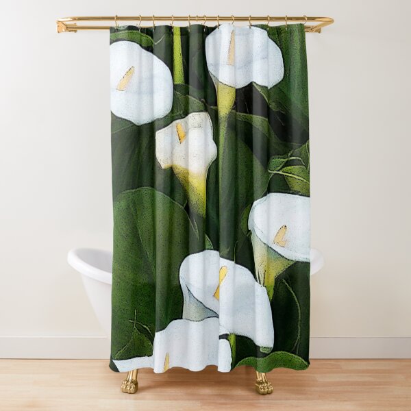 Arum Lilies Shower Curtain