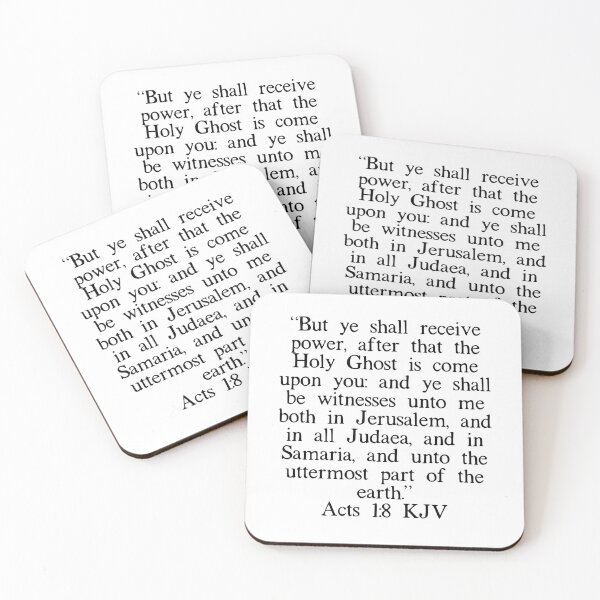 Item preview, Acts 1:8 KJV designed and sold by IBMClothing.