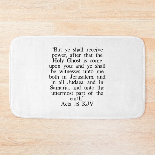 Item preview, Acts 1:8 KJV designed and sold by IBMClothing.