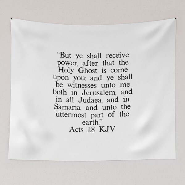 Item preview, Acts 1:8 KJV designed and sold by IBMClothing.