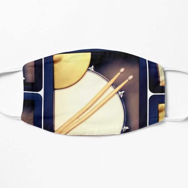 Drums, Drum stickers Flat Mask
