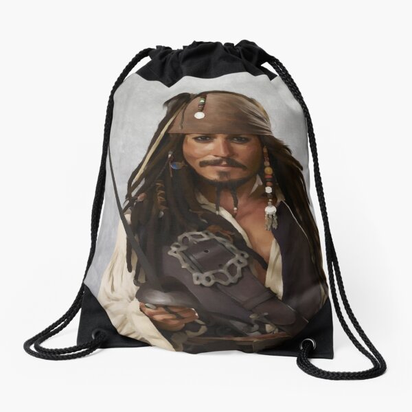 Captain Jack Sparrow Drawstring Bag