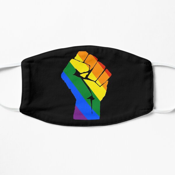 Black Lives Matter Fist - Pride Fist Flat Mask