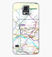 Paris Metro map Case/Skin for Samsung Galaxy