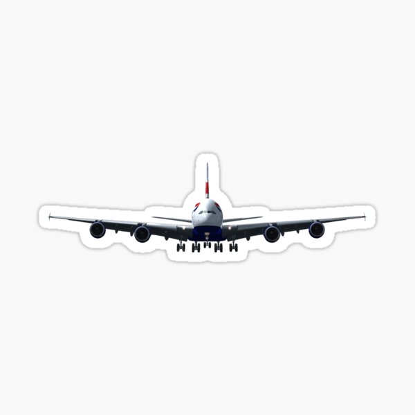 2 x Heart Stickers 15 cm A380 Airbus Plane Runaway Pilot  #8108 
